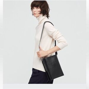 Jil Sander x Uniqlo Leather Shoulder Bag